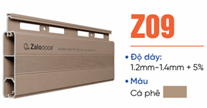 Cửa cuốn khe thoáng Z09