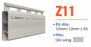Cửa cuốn khe thoáng Z11