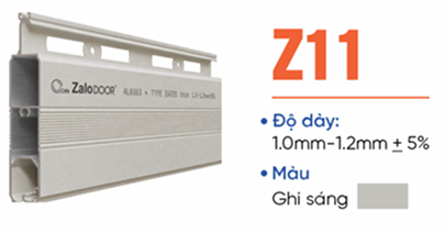 Cửa cuốn khe thoáng Z11